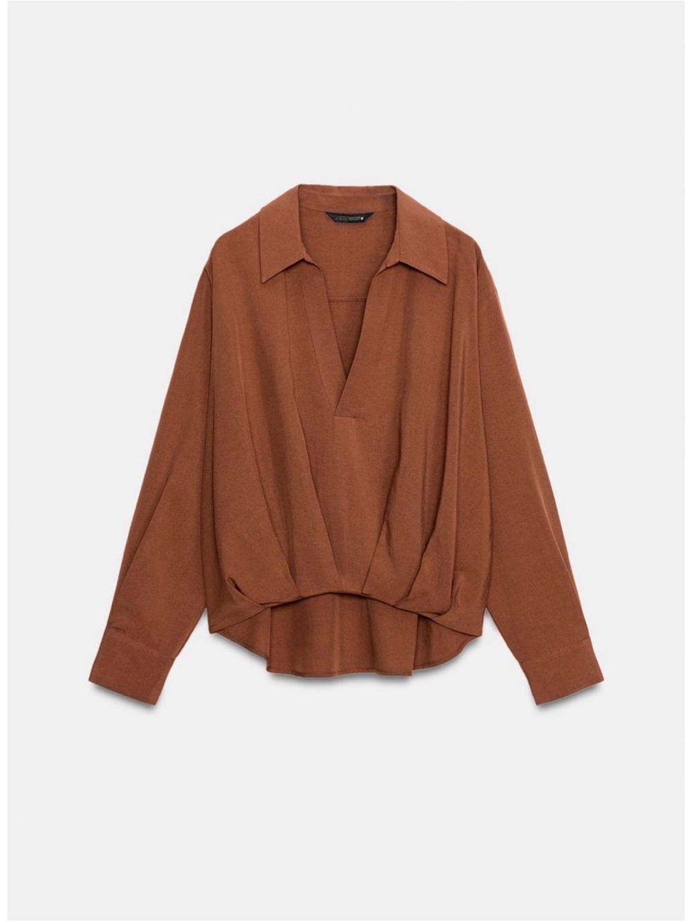 Zara balloon hem shirt 2409/769